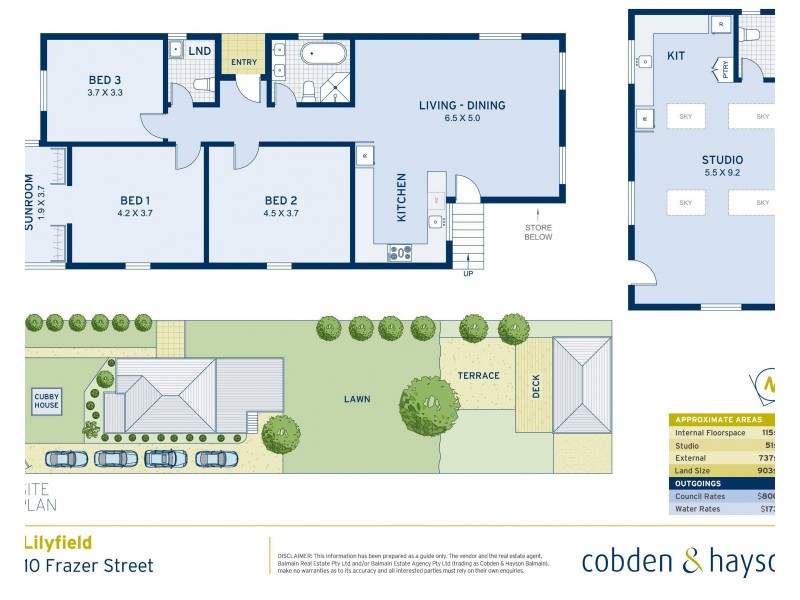 10 Frazer Street, Lilyfield NSW 2040 Floorplan