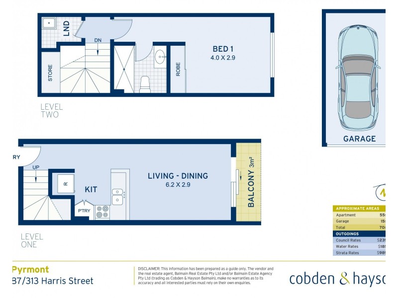 87/313 Harris Street, Pyrmont NSW 2009 Floorplan