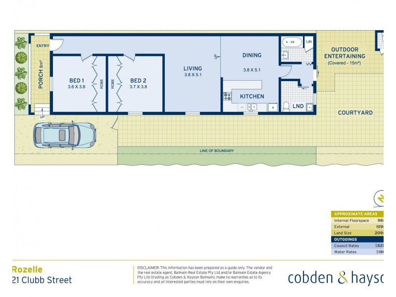 21 Clubb Street, Rozelle NSW 2039 Floorplan