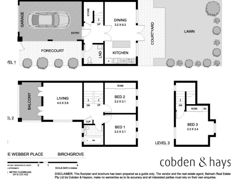 6 Lizzie Webber Place, Birchgrove NSW 2041 Floorplan