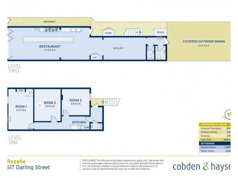 617 Darling Street Street, Rozelle NSW 2039 Floorplan