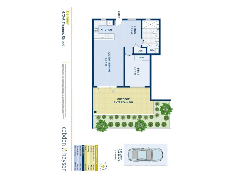 4/2-6 Thames Street, Balmain NSW 2041 Floorplan