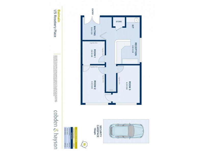 5 Roseberry Place, Balmain NSW 2041 Floorplan