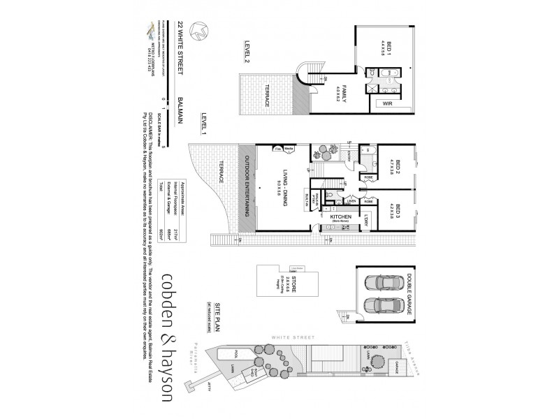 22 White Street, Balmain NSW 2041 Floorplan