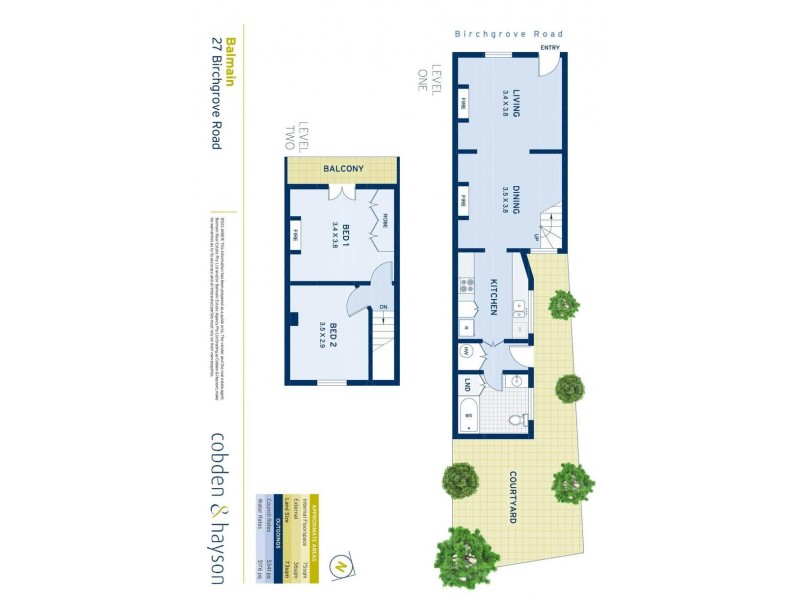27 Birchgrove Road, Balmain NSW 2041 Floorplan