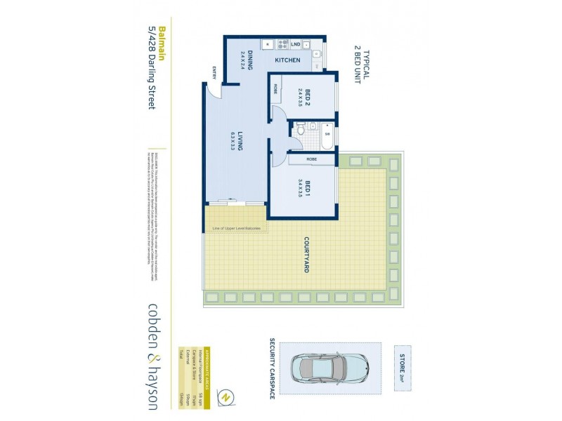 428 Darling Street, Balmain NSW 2041 Floorplan