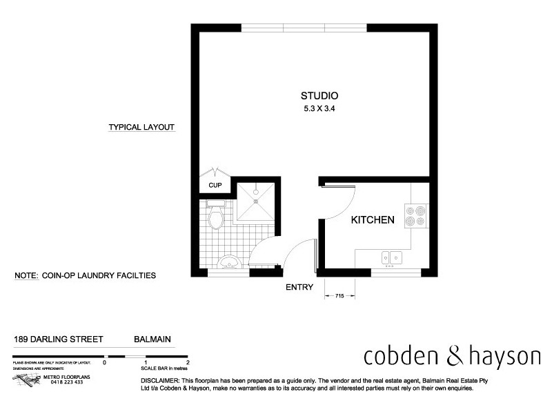 15/189 Darling Street, Balmain NSW 2041 Floorplan