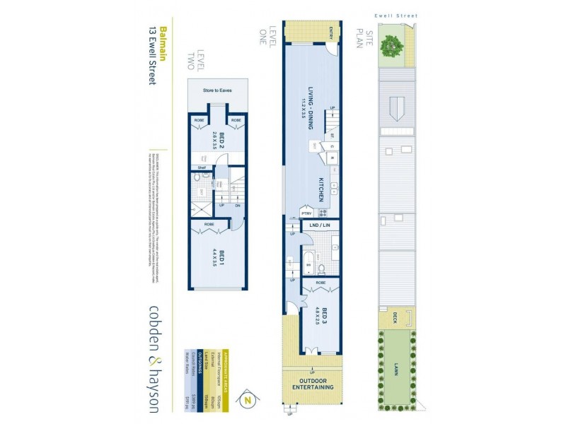 13 Ewell Street, Balmain NSW 2041 Floorplan