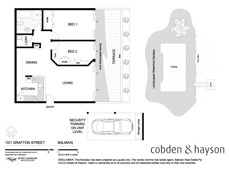 10/1 Grafton Street, Balmain NSW 2041 Floorplan