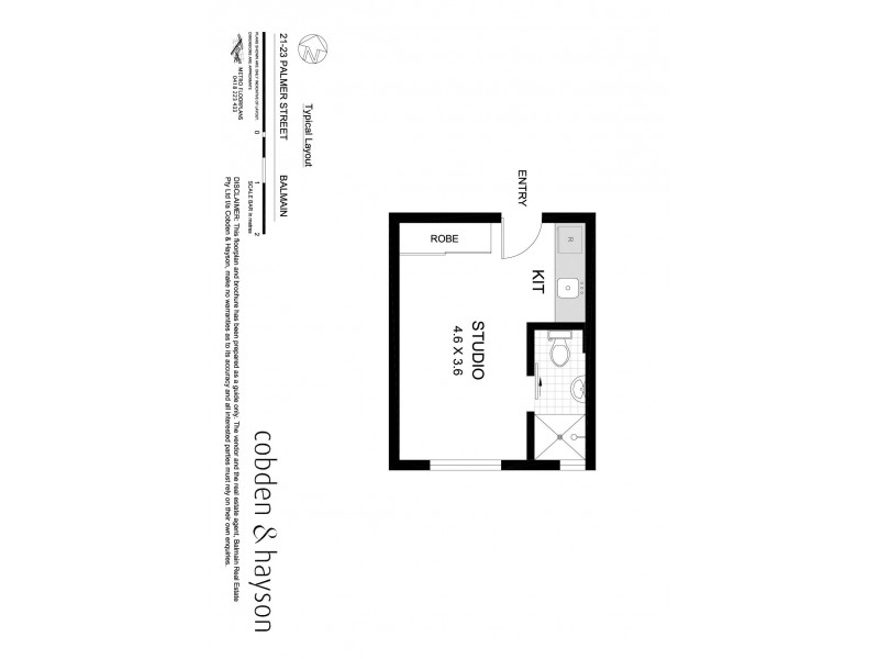 57/21-23 Palmer Street, Balmain NSW 2041 Floorplan