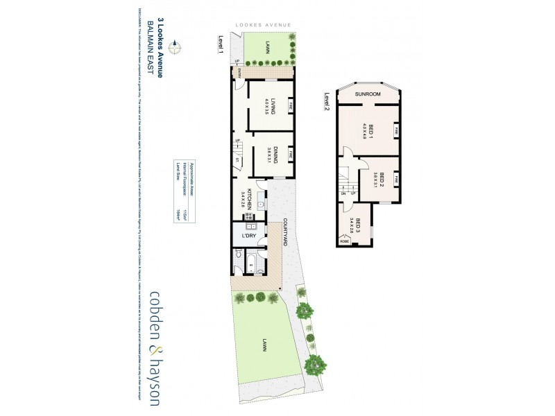 3 Lookes Avenue, Balmain NSW 2041 Floorplan