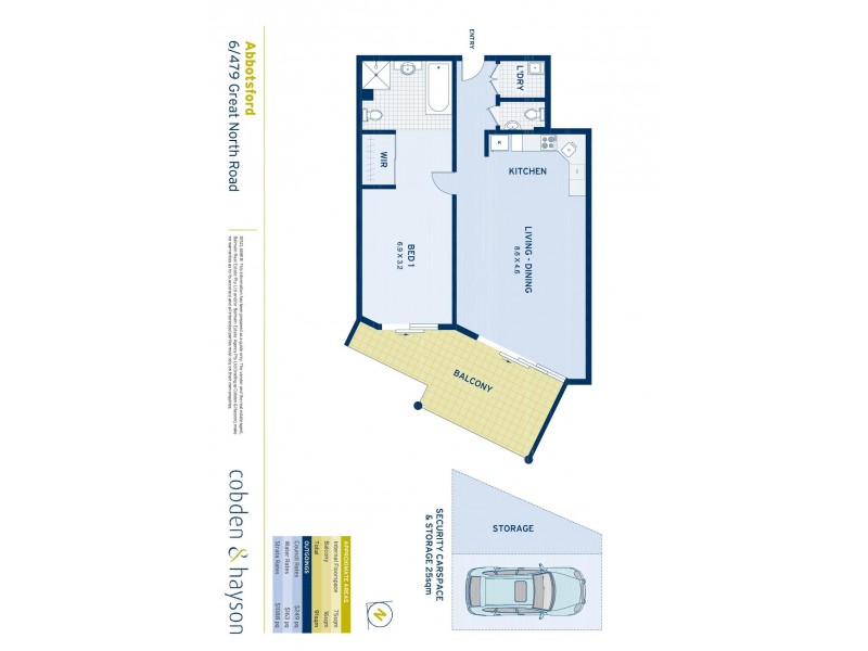 6/479 Great North Road, Abbotsford NSW 2046 Floorplan