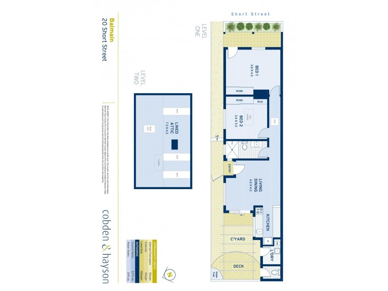 20 Short Street, Balmain NSW 2041 Floorplan