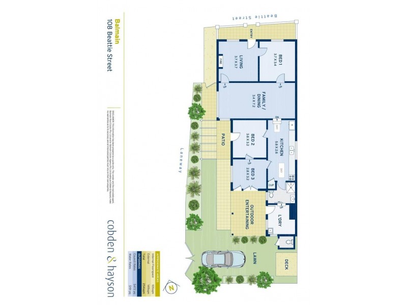 108 Beattie Street, Balmain NSW 2041 Floorplan