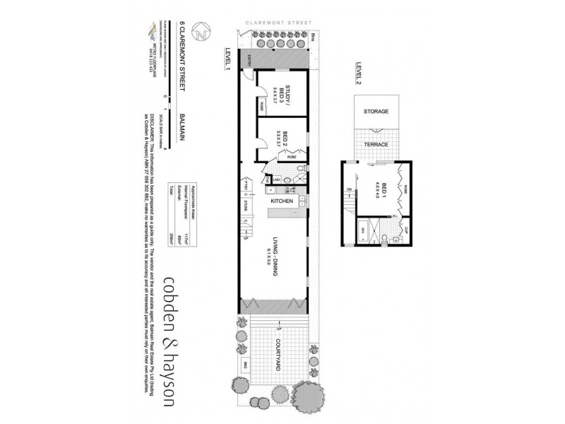 6 Claremont Street, Balmain NSW 2041 Floorplan