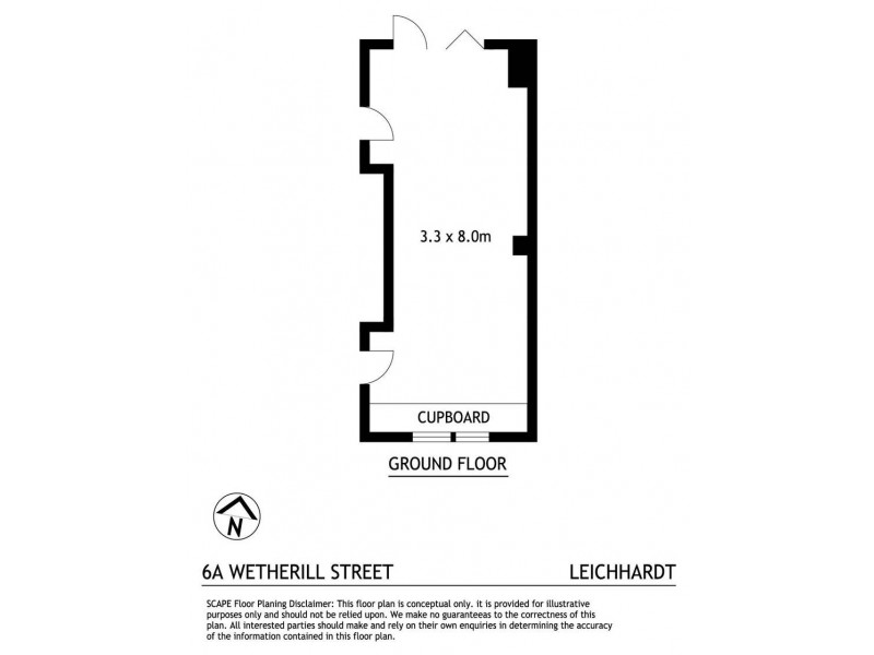 1/6a Wetherill Street, Leichhardt NSW 2040 Floorplan
