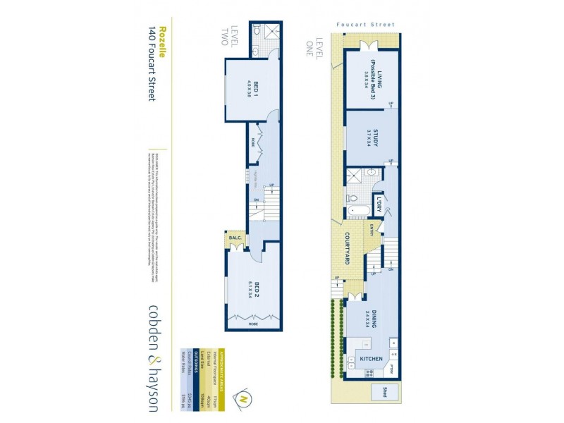 140 Foucart Street, Rozelle NSW 2039 Floorplan