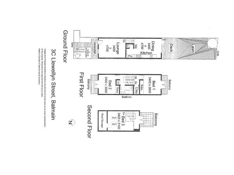 3C Llewellyn Street, Balmain NSW 2041 Floorplan