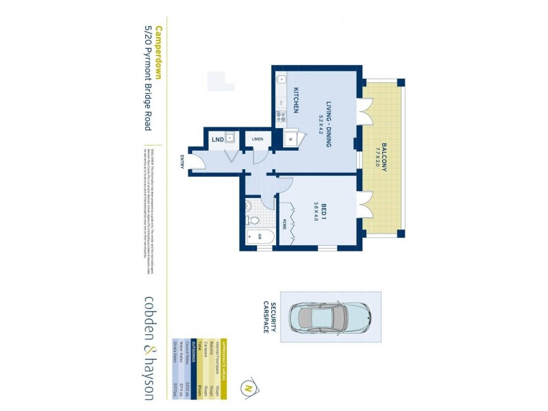 5/20 Pyrmont Bridge Road, Camperdown NSW 2050 Floorplan