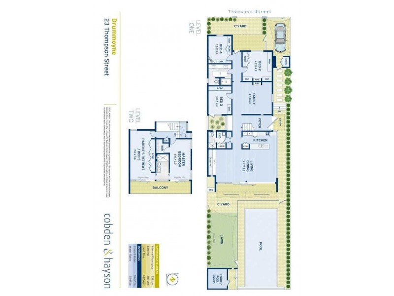 23 Thompson Street, Drummoyne NSW 2047 Floorplan
