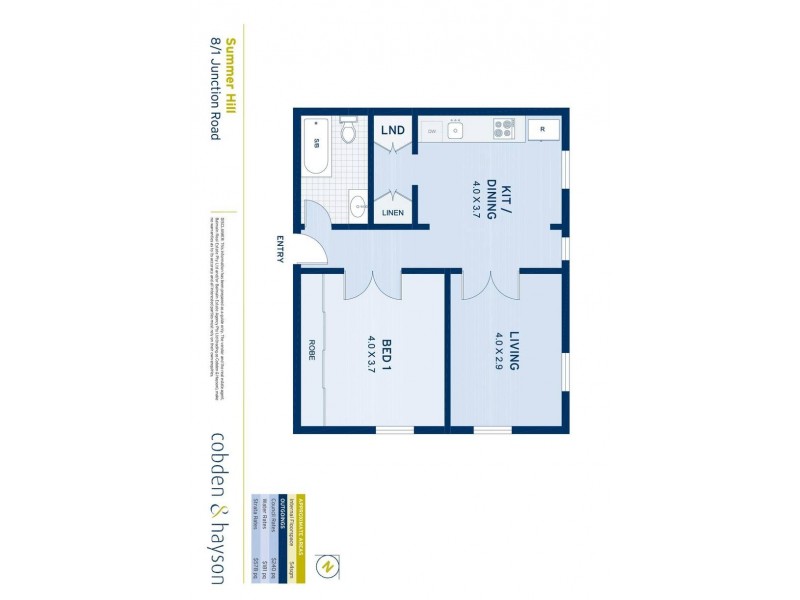 8/1 Junction Road, Summer Hill NSW 2130 Floorplan