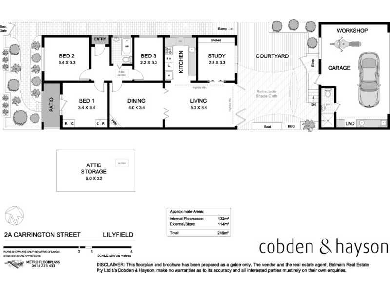 2A Carrington Street, Lilyfield NSW 2040 Floorplan