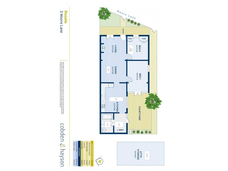 3 Moore Lane, Rozelle NSW 2039 Floorplan