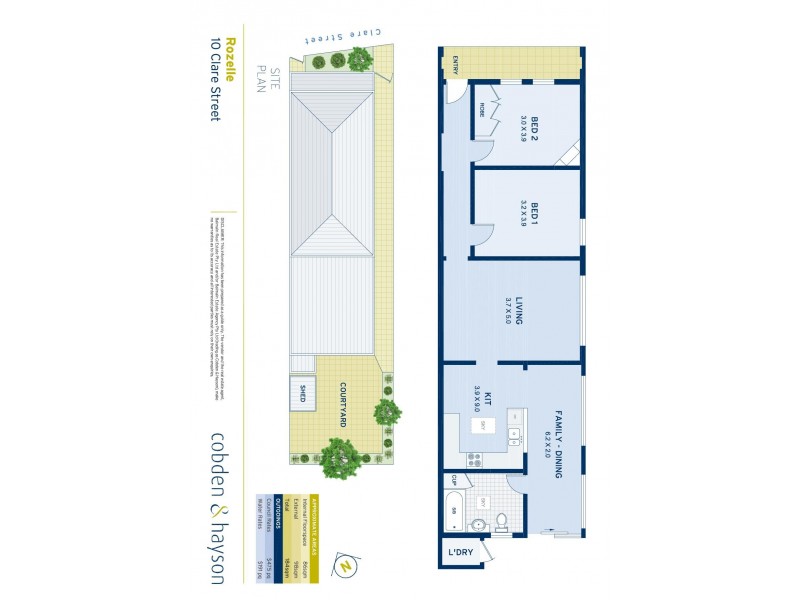 10 Clare Street, Rozelle NSW 2039 Floorplan