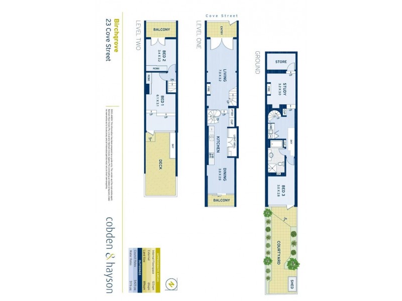 23 Cove Street, Birchgrove NSW 2041 Floorplan
