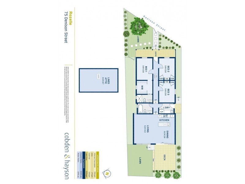75 Denison Street, Rozelle NSW 2039 Floorplan
