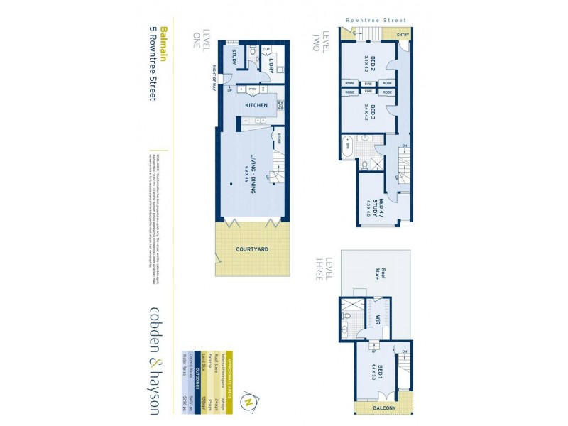 5 Rowntree Street, Balmain NSW 2041 Floorplan