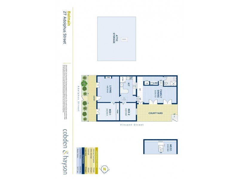 27  Adolphus Street, Balmain NSW 2041 Floorplan