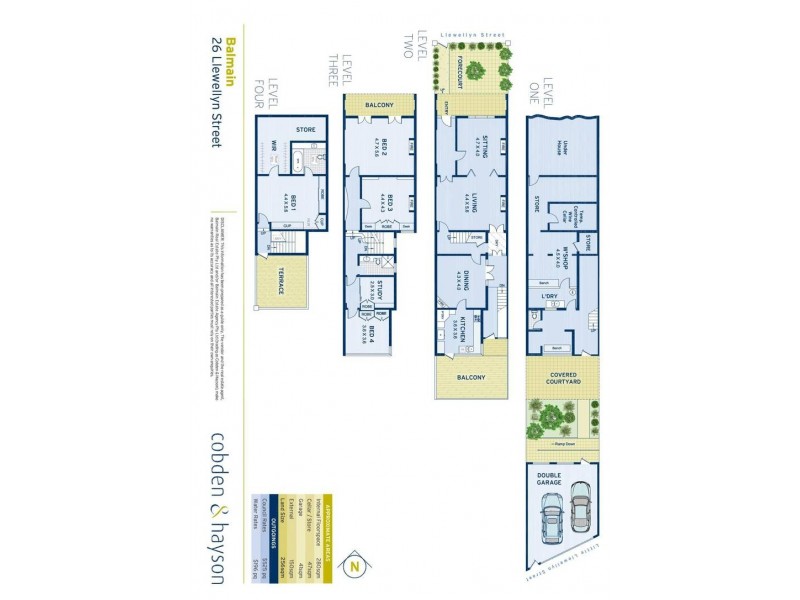 26 Llewellyn Street, Balmain NSW 2041 Floorplan