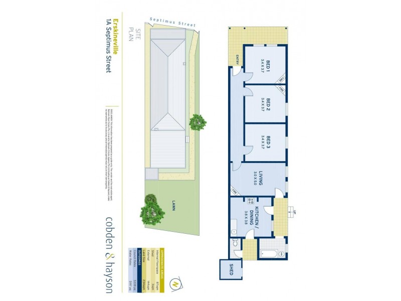 1a Septimus Street, Erskineville NSW 2043 Floorplan