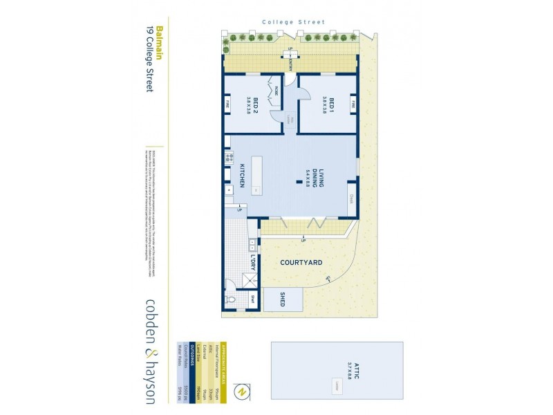 19 College Street, Balmain NSW 2041 Floorplan