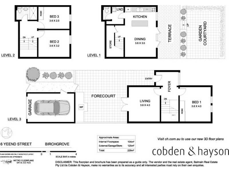 6 Yeend Street, Birchgrove NSW 2041 Floorplan