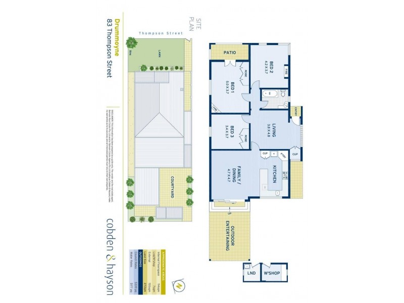 83 Thompson Street, Drummoyne NSW 2047 Floorplan