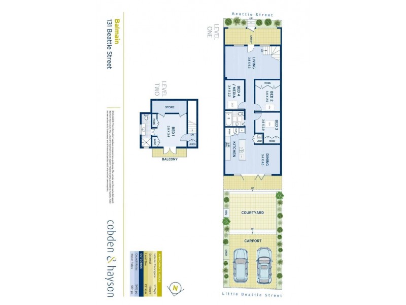 131 Beattie Street, Balmain NSW 2041 Floorplan