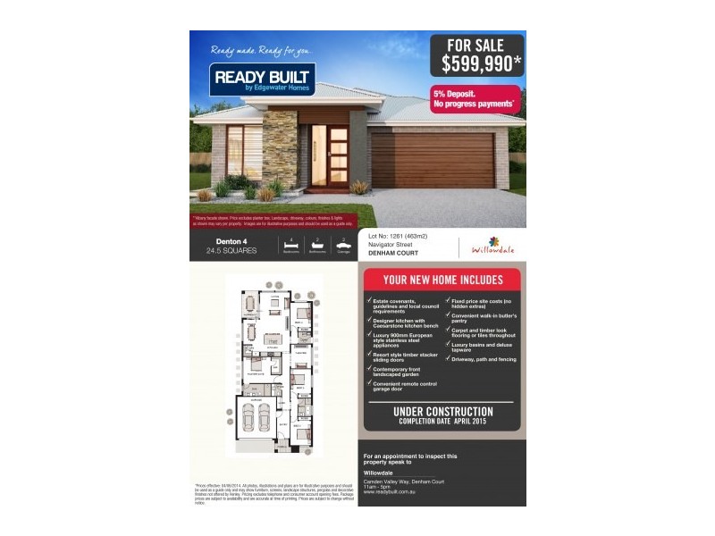 Lot 1261 Navigator Street, Denham Court NSW 2565