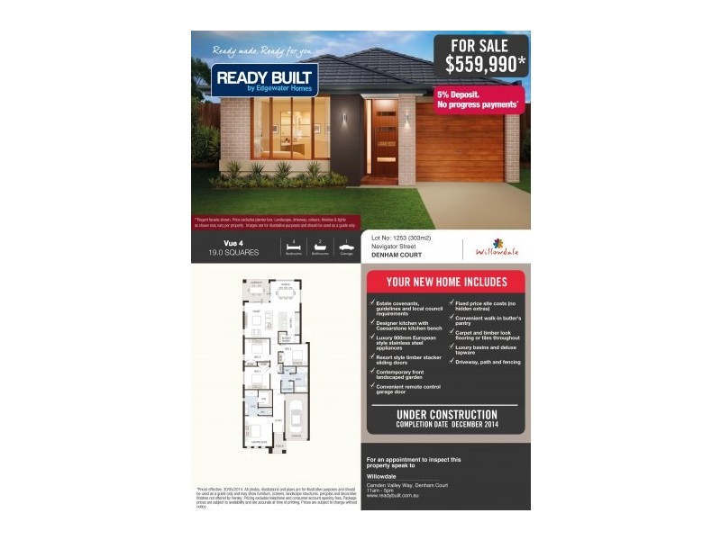 Lot 1253 Navigator Street, Denham Court NSW 2565