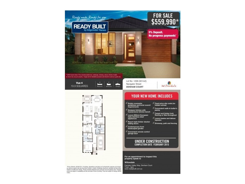 Lot 1258 Navigator Street, Denham Court NSW 2565