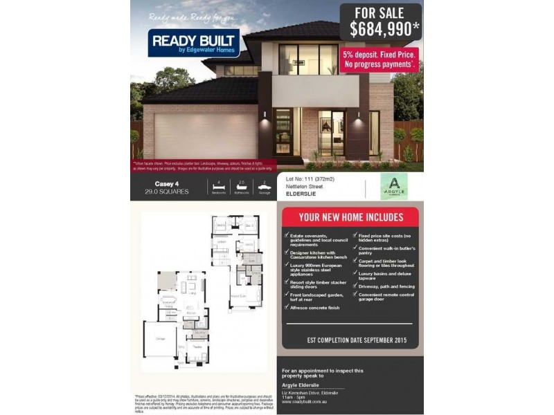 Lot 111 Nettleton Street, Elderslie NSW 2570 Floorplan