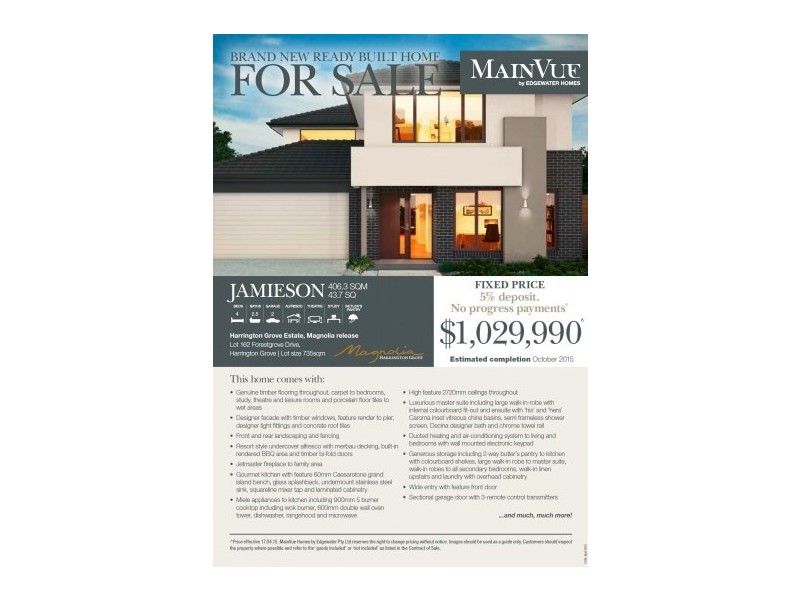 Lot 162 Forestgrove Drive, Harrington Park NSW 2567