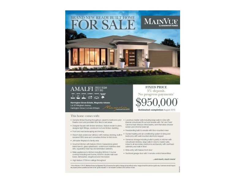 Lot 32 Wingham Avenue, Harrington Park NSW 2567