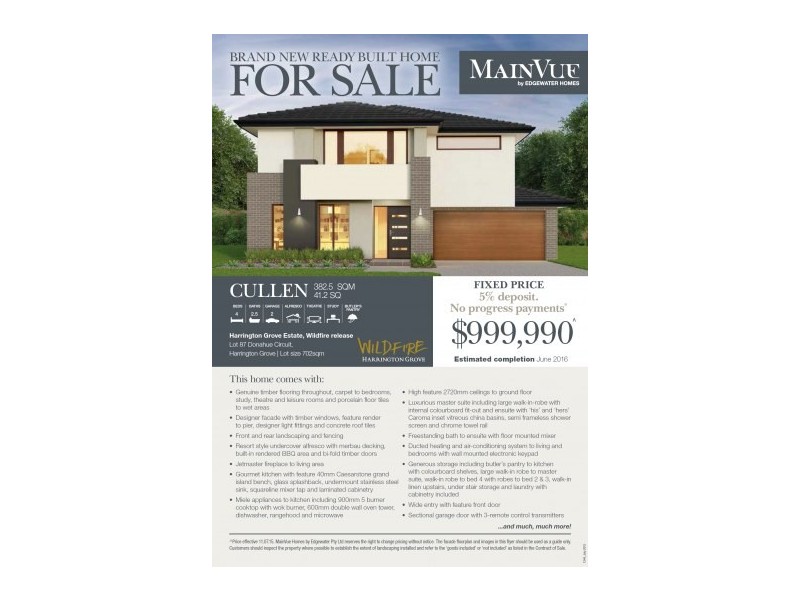 Lot 87 Donahue Circuit, Harrington Park NSW 2567