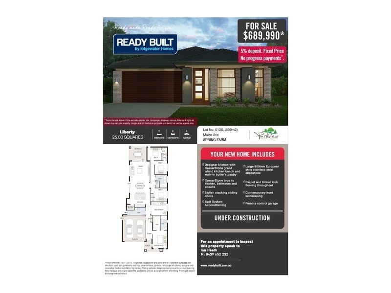 Lot 5120 Maize Avenue, Spring Farm NSW 2570