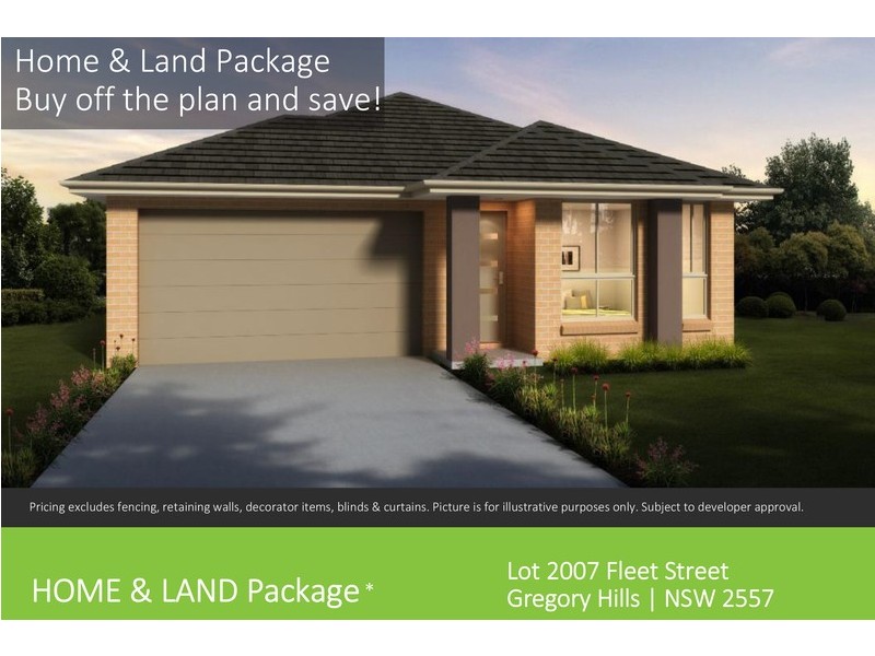 Lot 2007 Fleet Street, Gregory Hills NSW 2557