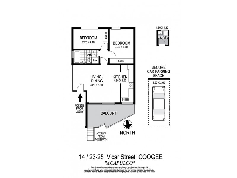 14/236 Arden Street, Coogee NSW 2034 Floorplan