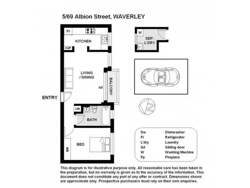 5/69 Albion Street, Waverley NSW 2024 Floorplan