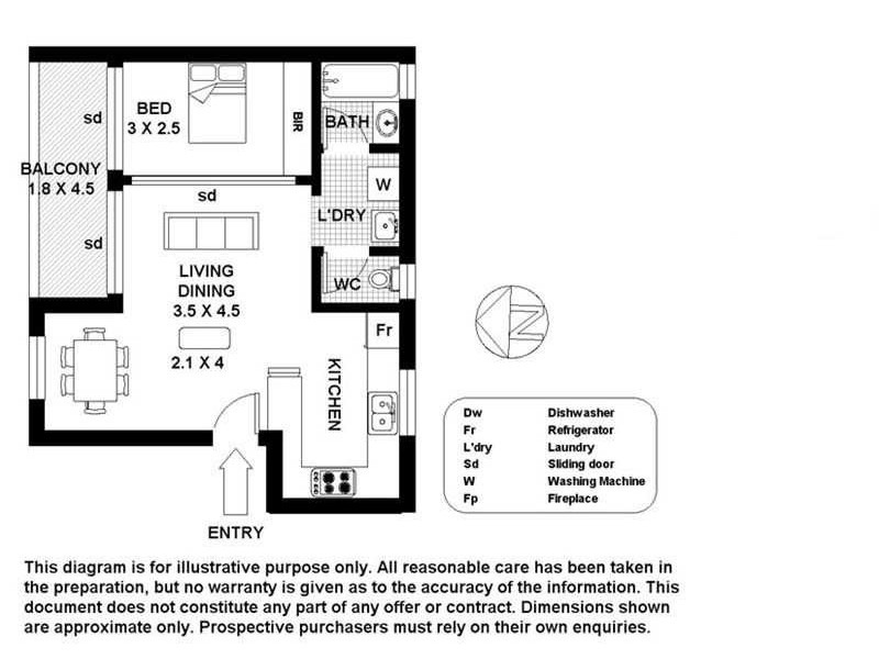 8/332 Arden St, Coogee NSW 2034 Floorplan